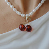 CHERRY PEARL NECKLACE