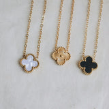LOTUS BLACK NECKLACE