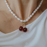CHERRY PEARL NECKLACE