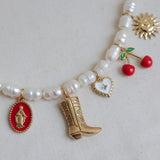 COLAR PÉROLAS - CHARM NECKLACE
