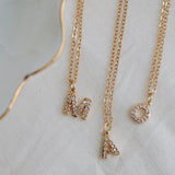 DIAMOND LETTER NECKLACE