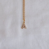 DIAMOND LETTER NECKLACE