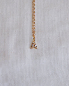 DIAMOND LETTER NECKLACE