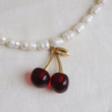 CHERRY PEARL NECKLACE