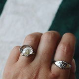 SHELL SILVER RING