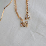 DIAMOND LETTER NECKLACE